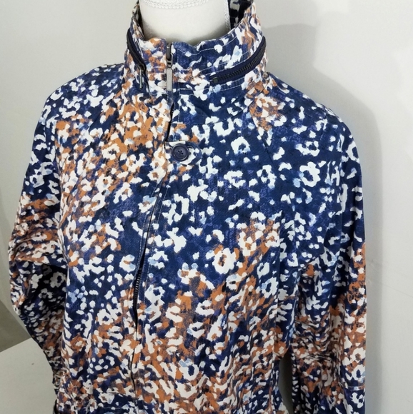 🔥3/$15 Catherine Malandrino Leopard Zip Jacket - Picture 2 of 8